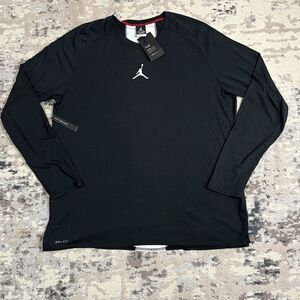 Nike Flex Jordan Men's Dri-Fit Long Sleeve Slim Fit Shirt Size 2XL Training Hit